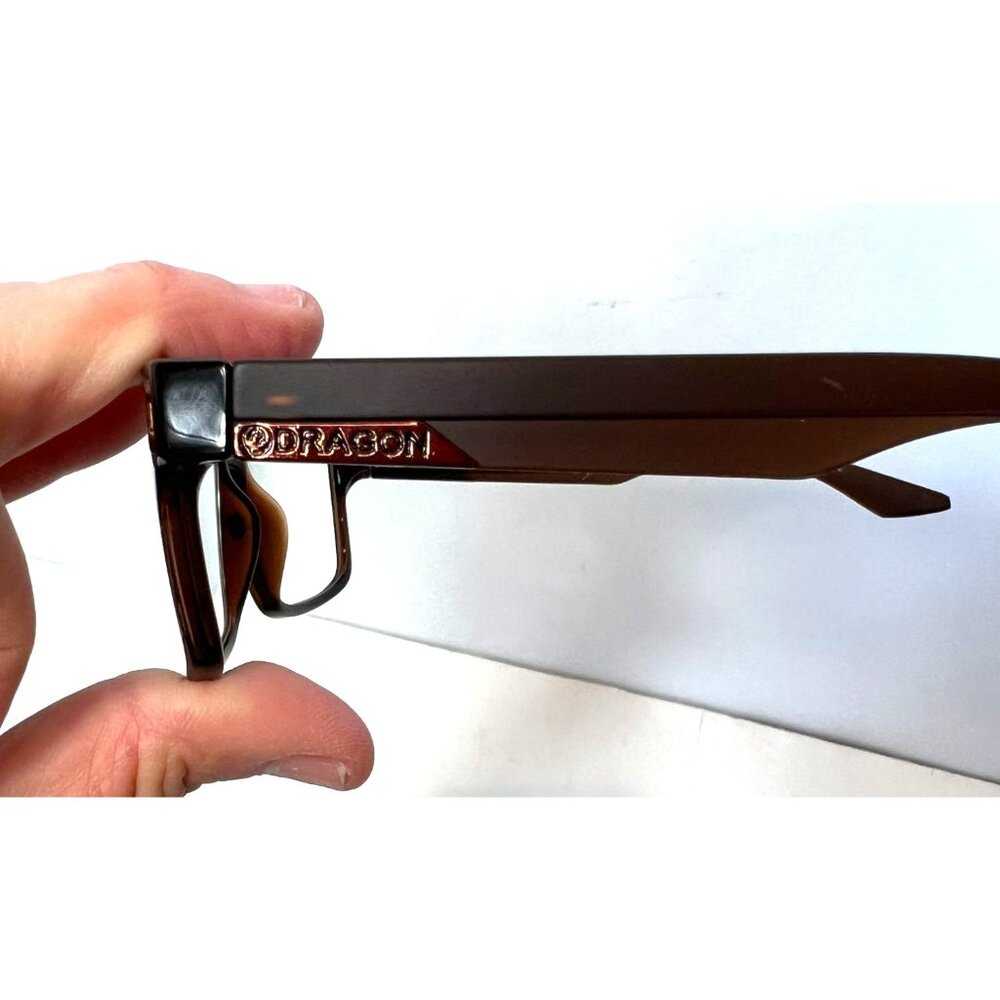 Dragon DR216 Count Matte Black Rectangular Eyegla… - image 9